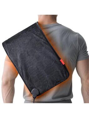 Extra Hot Heating Pad Back Neck Shoulder Fast Heating Deep Pain Relief Heat